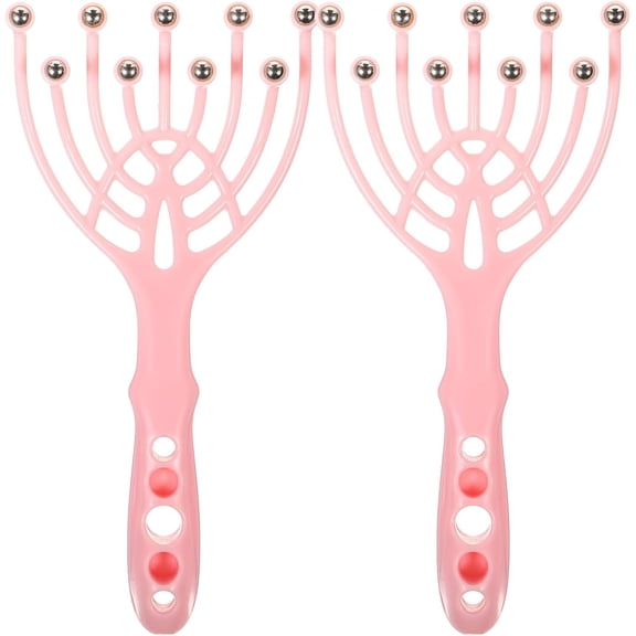 2 Pcs Head Massager Scalp: Handheld Massager Tool - Head Spa Scalp Scrubber Brush for WomenS Relaxation & Beauty Routine