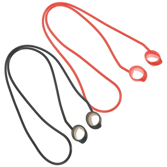 2 Pcs Headphone Anti-lost Rope Headsets Lanyard for Earbuds Wireless Cable Silicone Sports Strap Neck