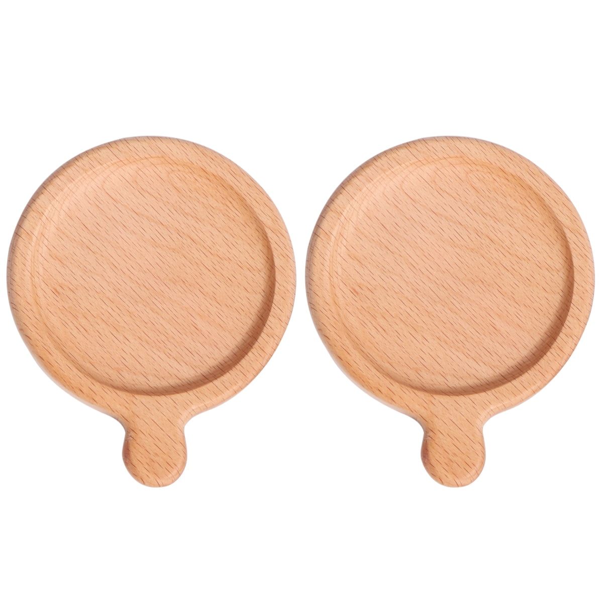 2 Pcs Heat Pads Coffee Mug Coaster Bar Coasters Wood Coaster Household