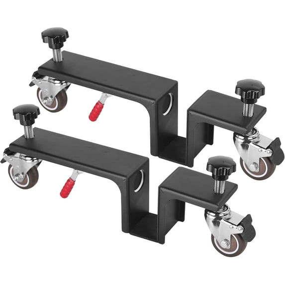 2 Pcs Heavy Duty Door Installation Dolly, Door Installation Tool Kit Easy Install, Hands Free Single Man Door Panel Installation Tools for Doors from 1.18” to 1.97” and 330 Lbs