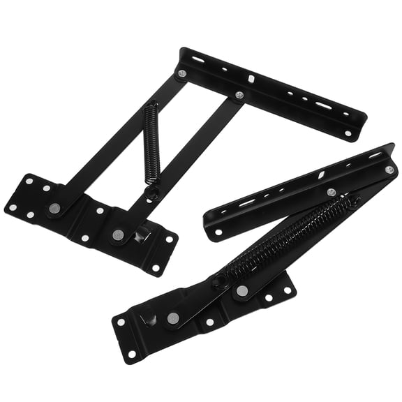2 Pcs Heavy Duty Hydraulic Lift Hinges Foldable Spring Mechanism Furniture Tool for Coffee Table Space Saving