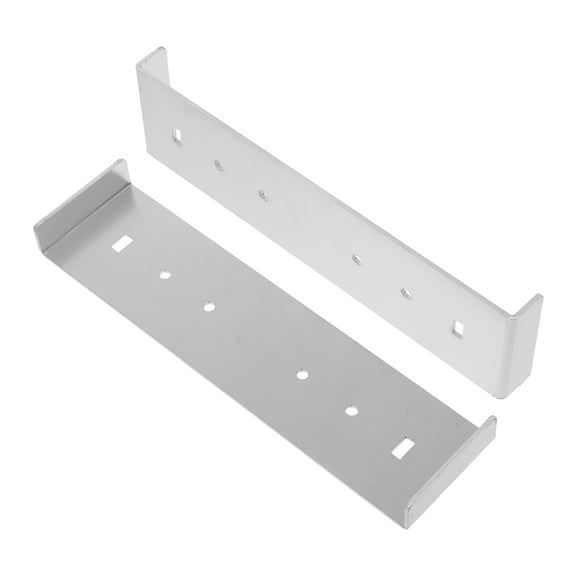 Homoyoyo 2Pcs Stainless Steel Mailbox Mounting Bracket with Easy Installation for Wood Posts