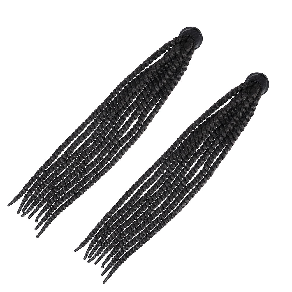 2 Pcs Helmet Dreadlocks Ponytail Skull Motorcycle Helmets Miss Women