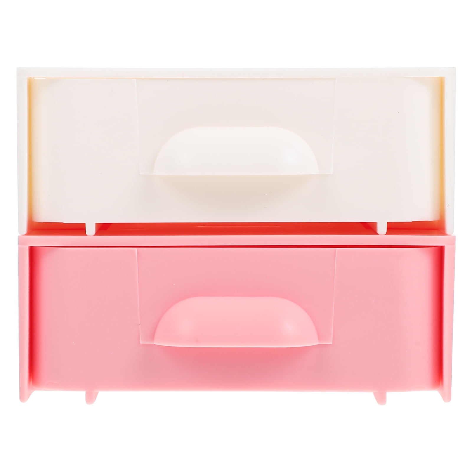 2 Pcs Hidden Drawer under Table Invisible Case Home Desk Storage Boxes Plastic Shelves Drawers