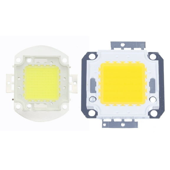 2 Pcs High Power LED Power Indicator Light Chip LED Bulb Lamp Light Chip, 100W & 50W