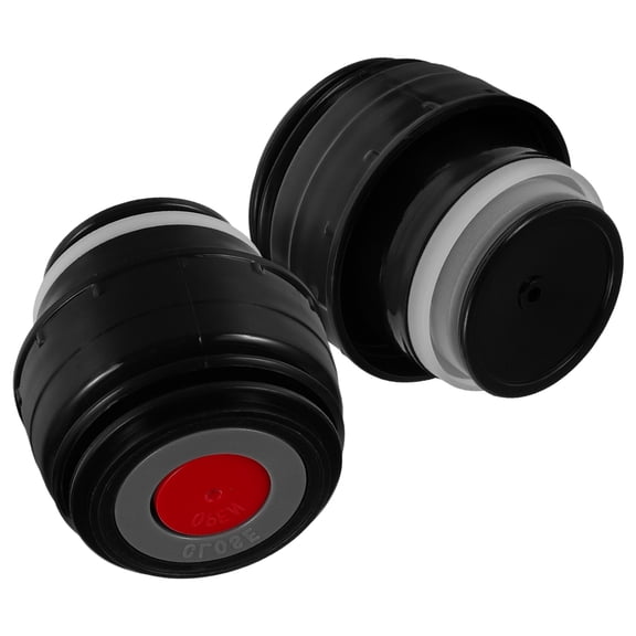 MLINS 2pcs Stopper for Bottle Lid Compatible with HAERS Cup Cap 45mm Fits 500ml to 1200ml Vacuum Flask Outdoor Travel Stainless Black Accessories