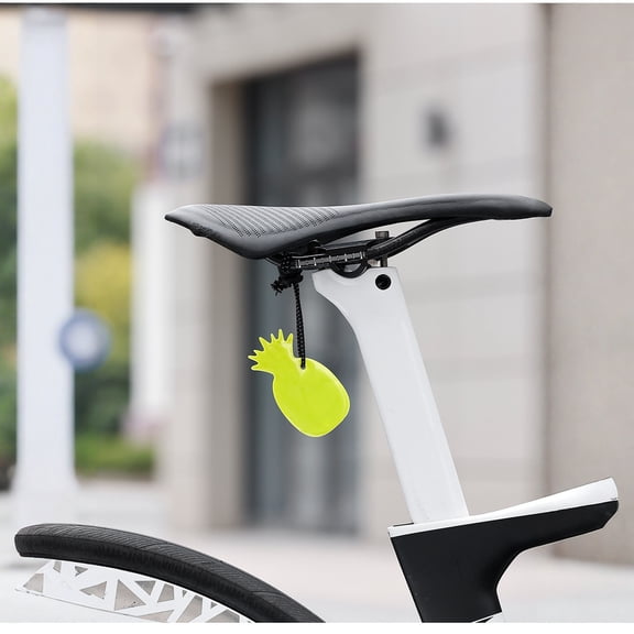2 Pcs High-Visibility Reflective Bike Stickers, Ultra-Bright Self-Adhesive Safety Decals, Waterproof & Durable Cycling Accessories for Night Riding Emergency, Road Mountain Bikes, Family Cyclists