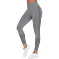 thumbnail image 1 of 2 Pcs High Waisted Mesh Yoga Pants for Women, Breathable Seamless Workout Leggings, Tummy Control Running Gym Tights with 4-Way Stretch for Gym, Yoga and Casual Wear-Sky Blue, 1 of 9