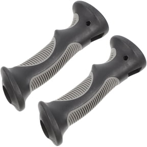 LITINKIMI 2-Pack Ergonomic Black Plastic Replacement Pole Handle Grips for Outdoor Trekking and Fitness Equipment
