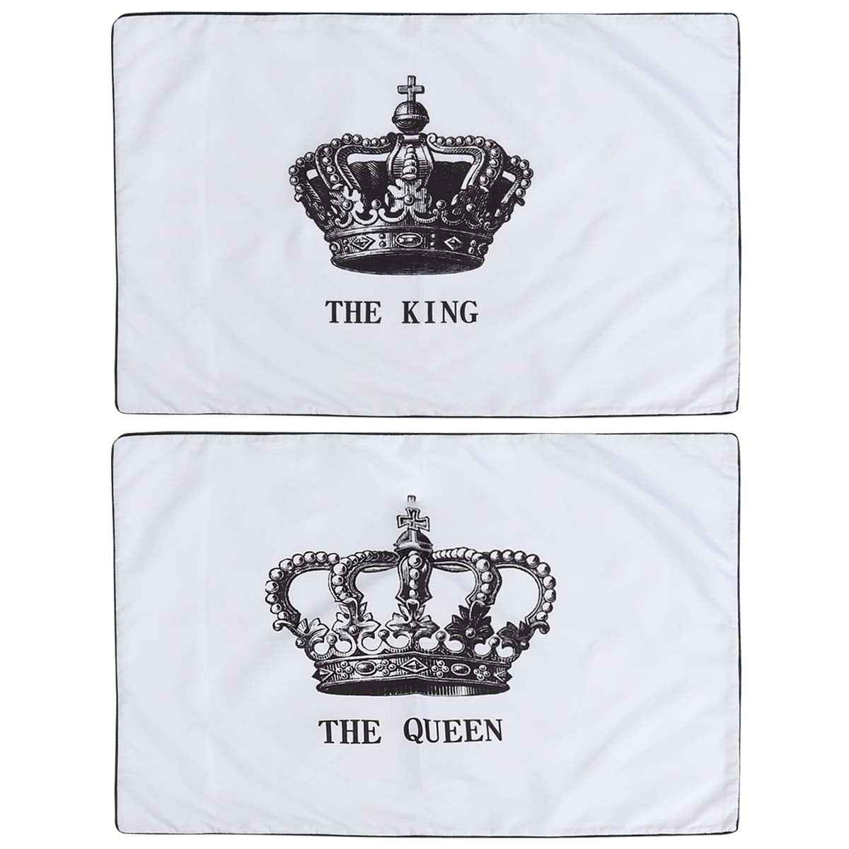 King And Queen Crown Pillow Cases