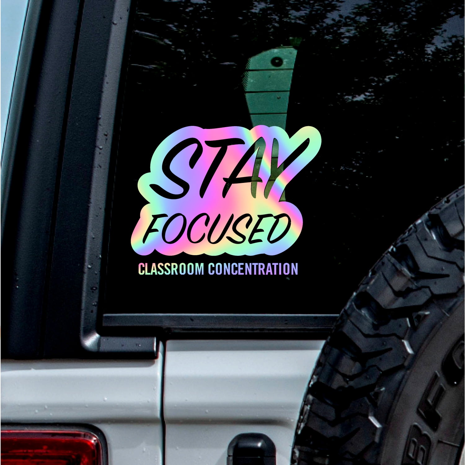 (2 Pcs, Hologram, 3.6'' X 2.8'') Transparent Adhesive Decal Sticker Of ...