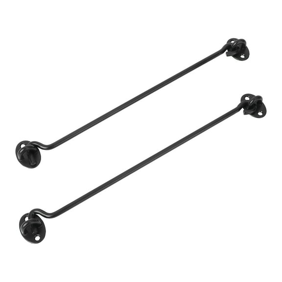 2 Pcs Hook Door Chain Lock Heavy Window Cabinet Stainless Steel