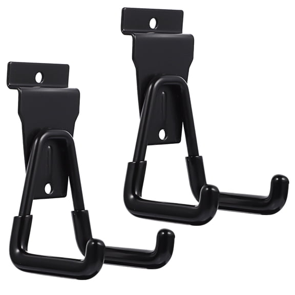 NIAIZEK 2-Pack Heavy Duty Metal Wall Hooks with Screws for Secure Hanging, Storage and Strong Support