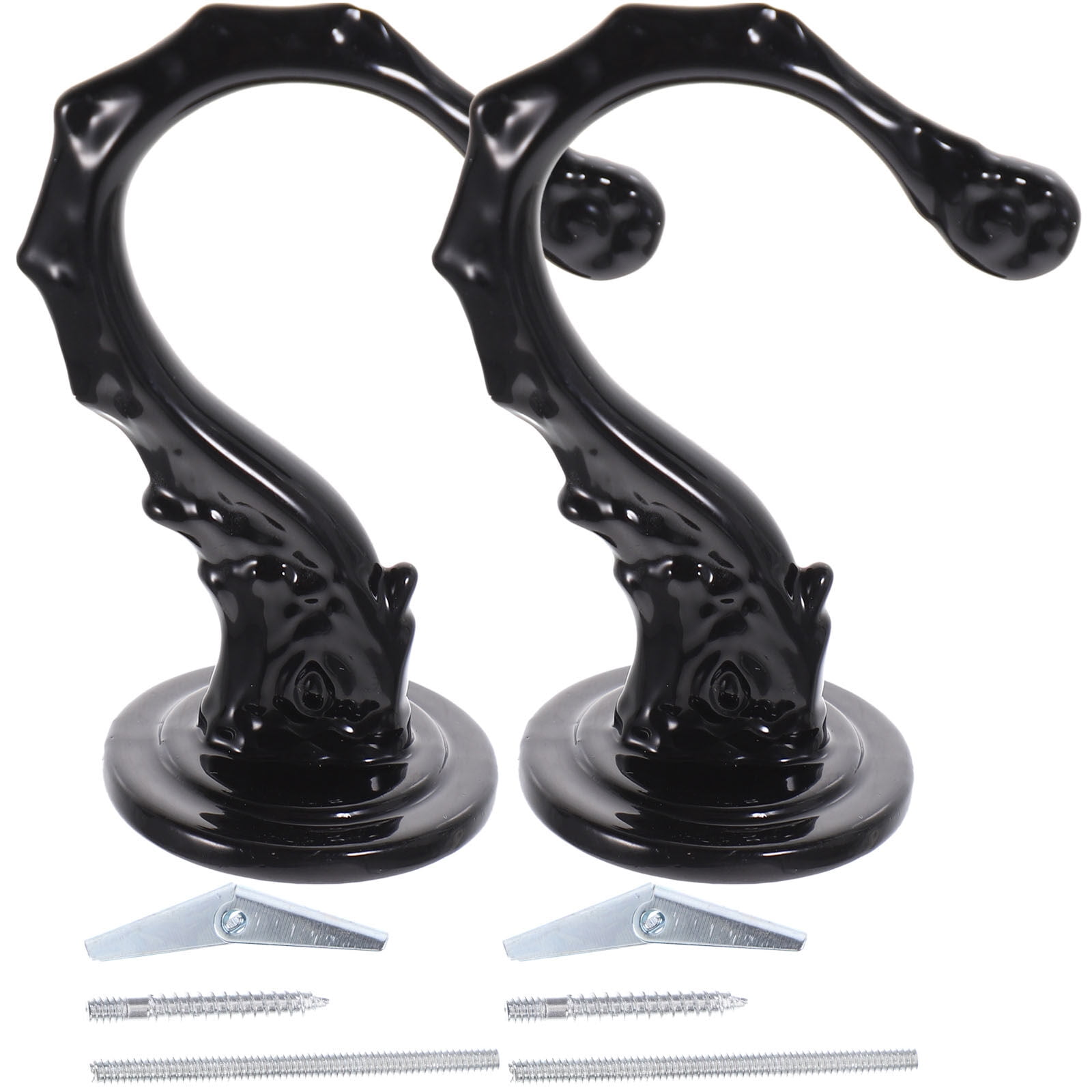 2 Pcs Hook up Coat Hanger Heavy Duty Clothes Hanging Basket Hooks