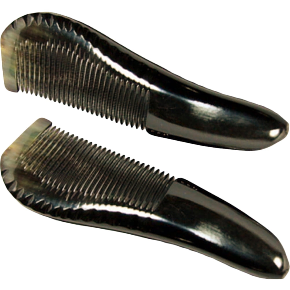 2 Pcs Horn Comb Portable Combs for Men Hairdressing Antistatic Natural Horns Miss Man