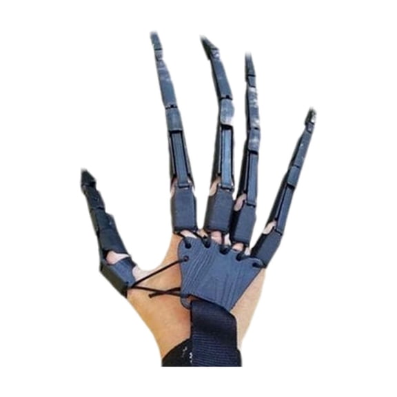 2 Pcs Horror Skeleton Claw Hands Halloween Cosplay Party Props Decoration