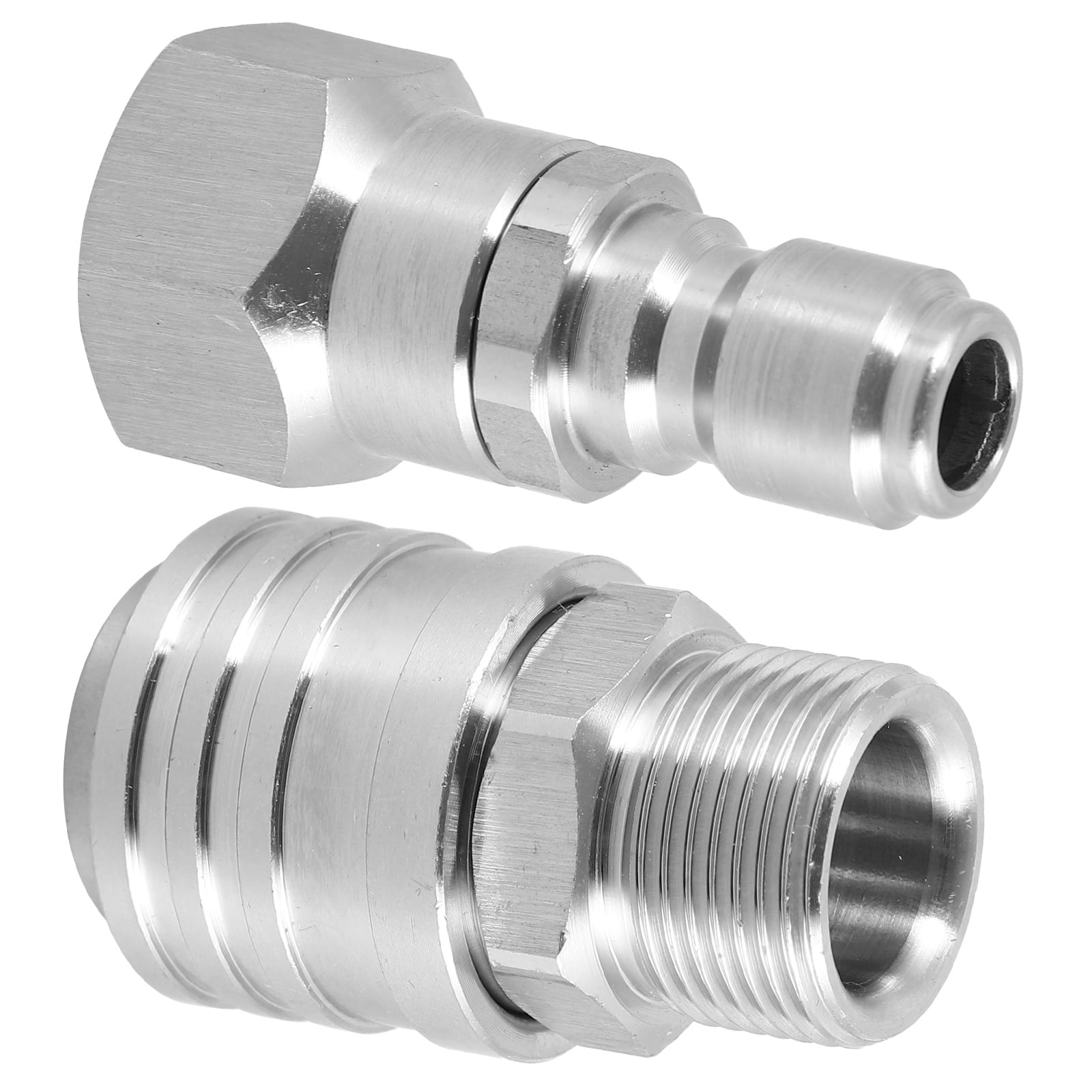 2 Pcs Hose Hoses Adapter High Pressure Washer Set Quick Connect Kit