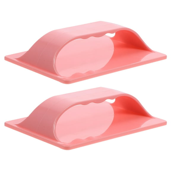 2 Pcs Hot Dog Slicing Tool Sausage Cutter Slicer Manual Spiral Plastic Ham Peeled Pink Pvc