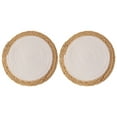 thumbnail image 1 of STRANDCHIC 2-Pack Round Woven Placemats for Dining Table, Kitchen & Home Decor, Table Mats Set, 1 of 6