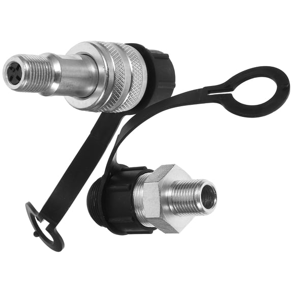 2 Pcs Hydraulic Connector Agricultural Quick Disconnect Coupling Hydraulic Couplers with Dust Cap