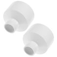2 Pcs Hydroponic Vegetable Growing Equipment Pipe Connectors for Pvc