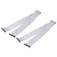 thumbnail image 1 of 2 Pcs IDC Flat Ribbon Cable, 2.54mm Pitch 63mm Width 100cm Long 50 Pin FC to FC Flat Ribbon Connector Jumper Wire for PC, 1 of 5