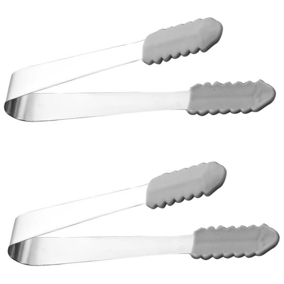 2 Pcs Ice Cube Tongs Grilling Accessories Food Tong Mini Tongs Candy Clips Candy Tong Ergonomic Bbq Tong