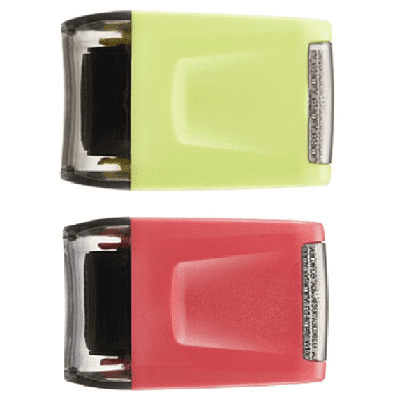 2 Pcs Identity Theft Roller Stamp, Theft Guard Confidential Ink Stamp for Identity Protection, Wide Rolling Security Stamp