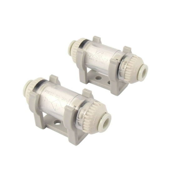 2 Pcs In Line Vacuum Filter ZFC100-06-B for 6mm OD Tube