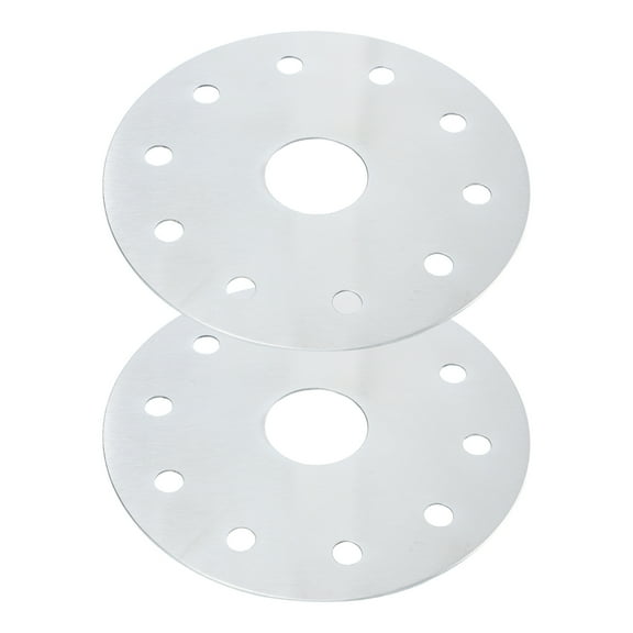2 Pcs Induction Cooker Heat-Conducting Fin Stainless Steel Cookware Diffuser Adapter Plate for Glass Cooktop