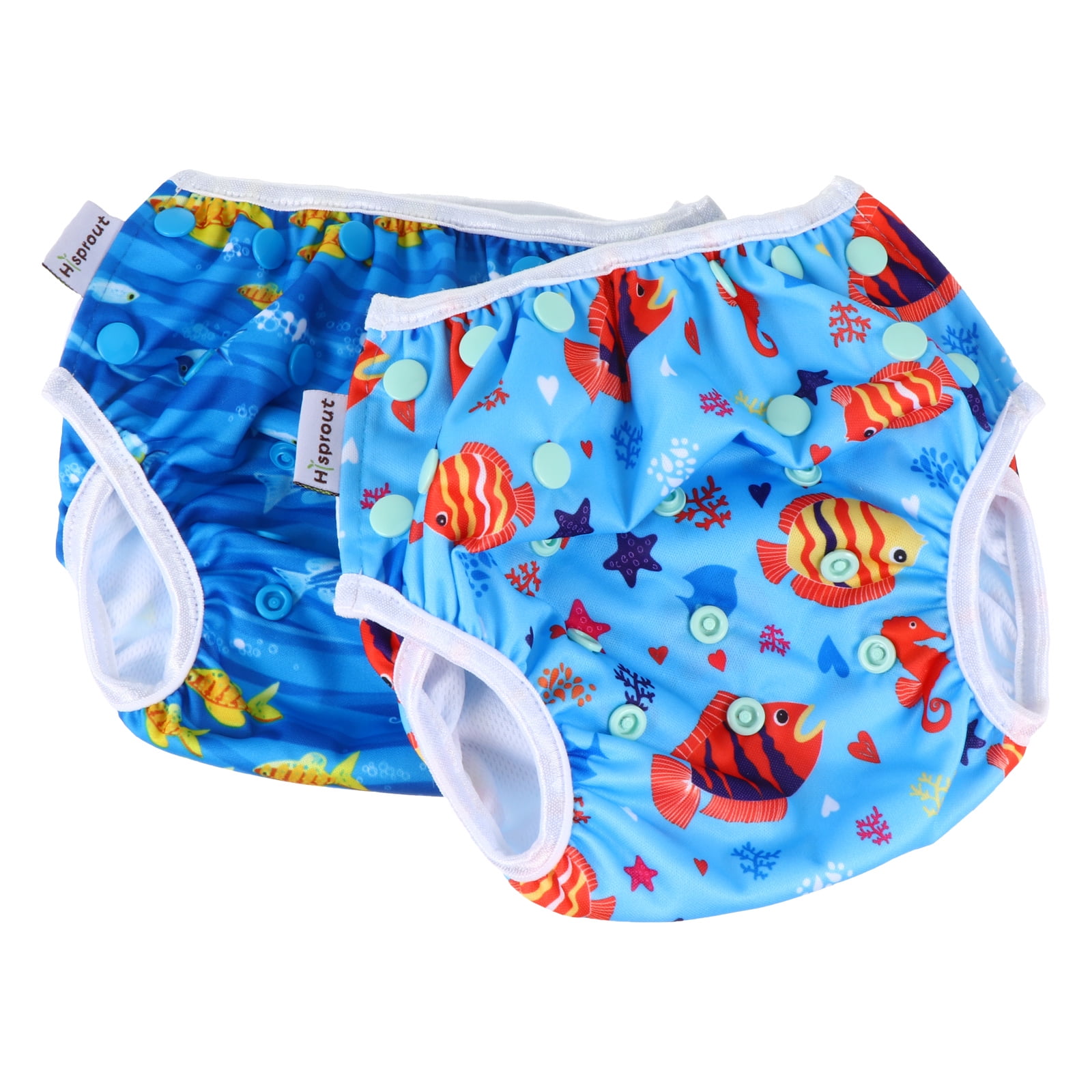 2 Pcs Infant Swimming Diaper Reusable Diapers Baby Pants Newborn