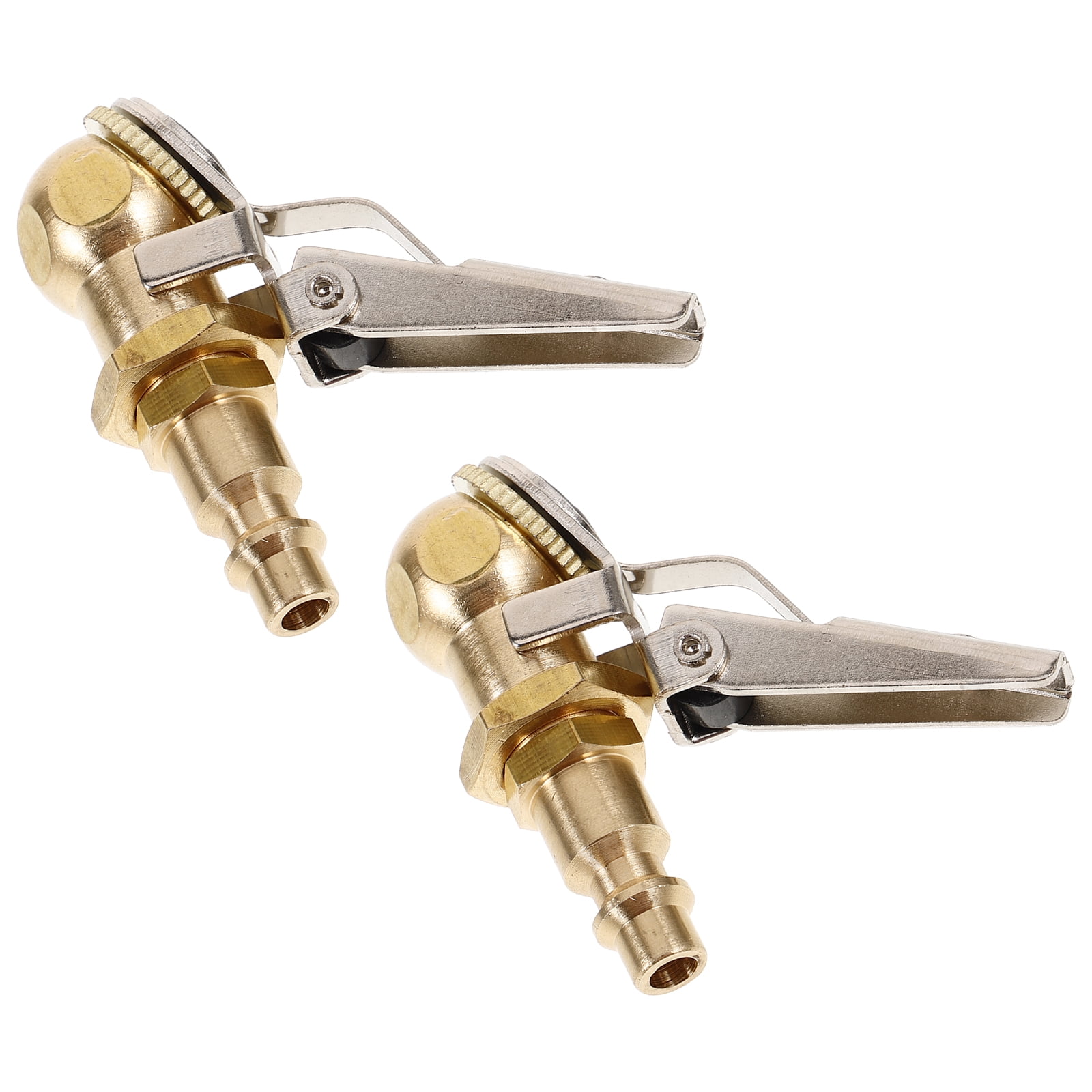 2 Pcs Inflatable Chuck Tires Air Compressor Locking Air Chuck Clip