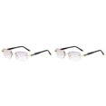 thumbnail image 1 of 2 Pcs Intelligent Dual Focus Glasses 5.51 Inch, Automatic Zoom Blue Light Blocking Protection Presbyopia Glasses, Auto Focus Reading Glasses for Men and Women, Hearing and Vision Aids, 1 of 8
