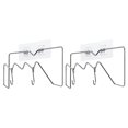 2 Pcs Iron Pot Lid Rack Kitchen Holder Shelf Brackets Hangers Organizer