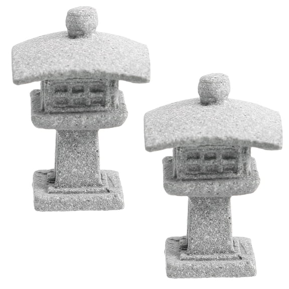 FESTFENDS Miniature Garden Decor Statue 2Pcs