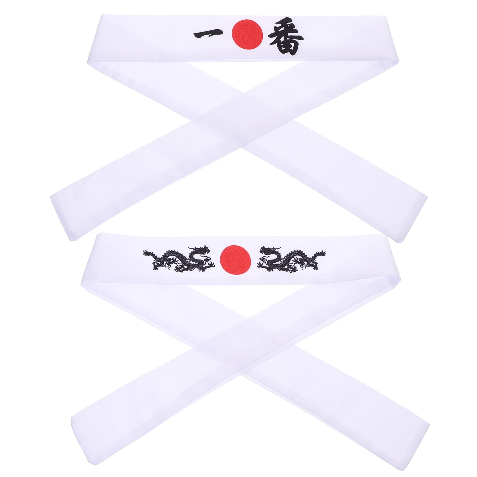 2 Pcs Japanese Hair Band Headbands for Men Japanese Headband Sushi Chef