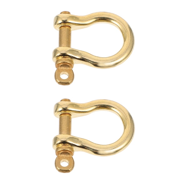 GOOHOCHY U-Shaped Key Chains Rings Resistance For Dog Collars 2Pcs 1.2X0.9In