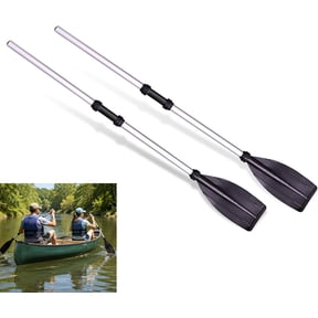 2 Pcs Kayak Paddles, Lightweight Detachable Kayak Paddle Set, Portable Paddles for Kayaking, Canoeing, Fishing & Boating