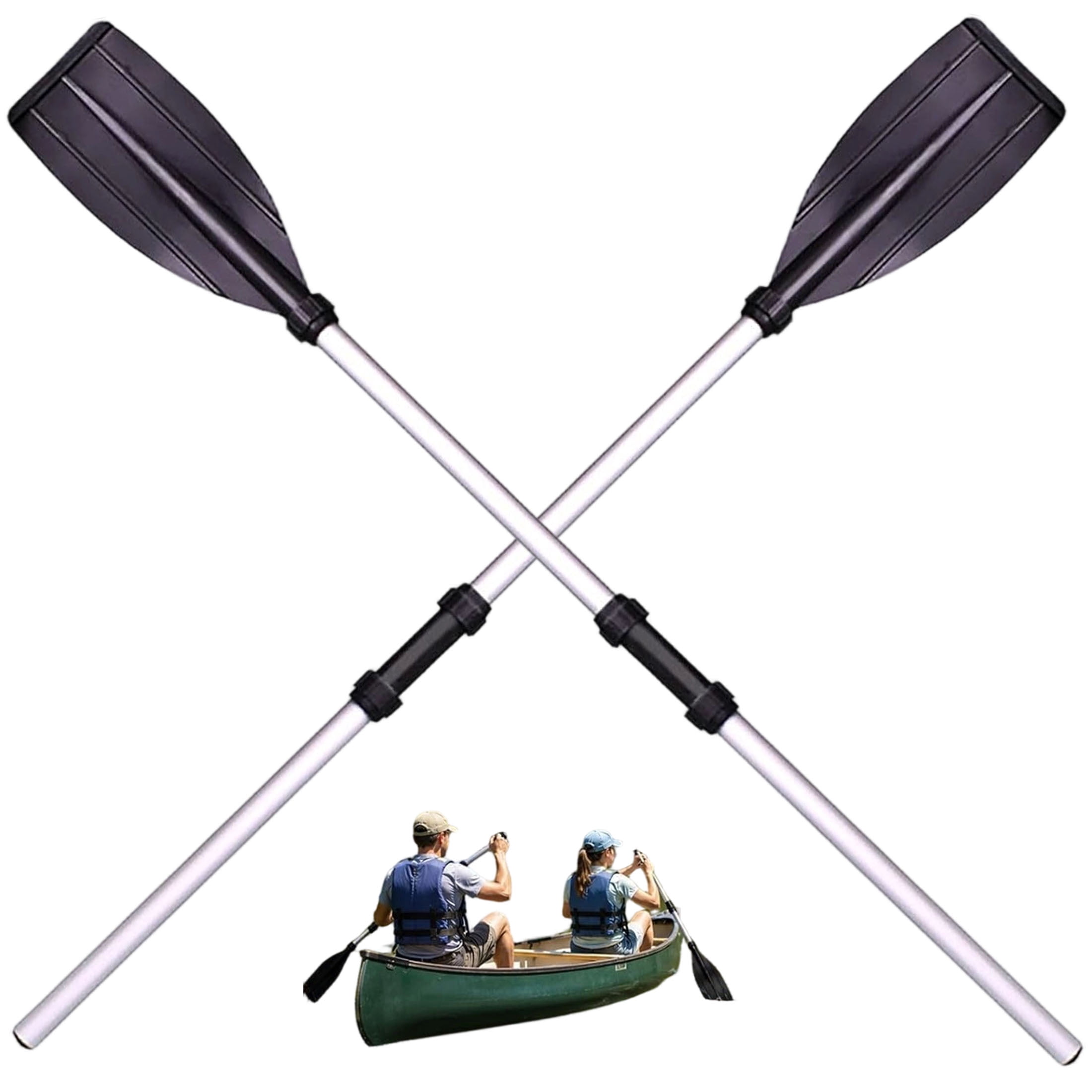 2 Pcs Kayak Paddles, Lightweight Detachable Paddle Set, 3 Assembly Options, for Kayaking, Canoeing, Fishing & Boating