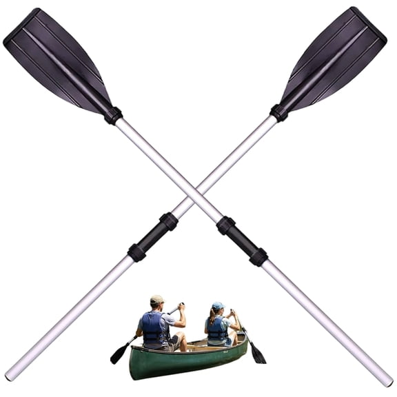 2 Pcs Kayak Paddles, Lightweight Detachable Paddle Set, 3 Assembly Options, for Kayaking, Canoeing, Fishing & Boating
