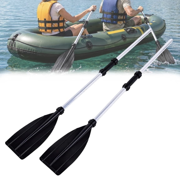 2 Pcs Kayak Paddles, Portable Lightweight Detachable Kayak Paddle Set for Kayaking, Canoeing, Fishing & Boating