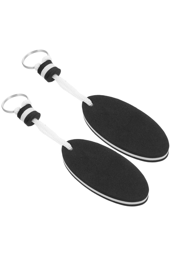 2 Pcs Float Key Ring Floating Boat Keychain Lightweight Portable