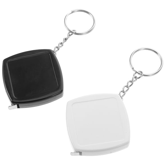 OFFIGAM 2-Pack Portable Flexible Measuring Tape Keychains in Multiple Colors for Convenient and Precise Measurements