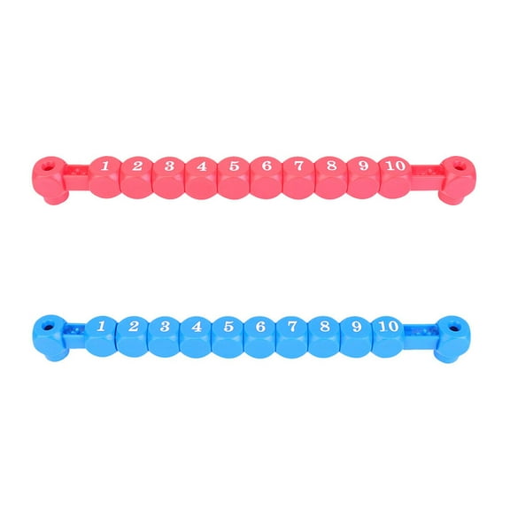 2 Pcs Kids Football Soccer Table Game Scorekeeper Foosball Scoring Counter Unit Device Checkered Plastic Child