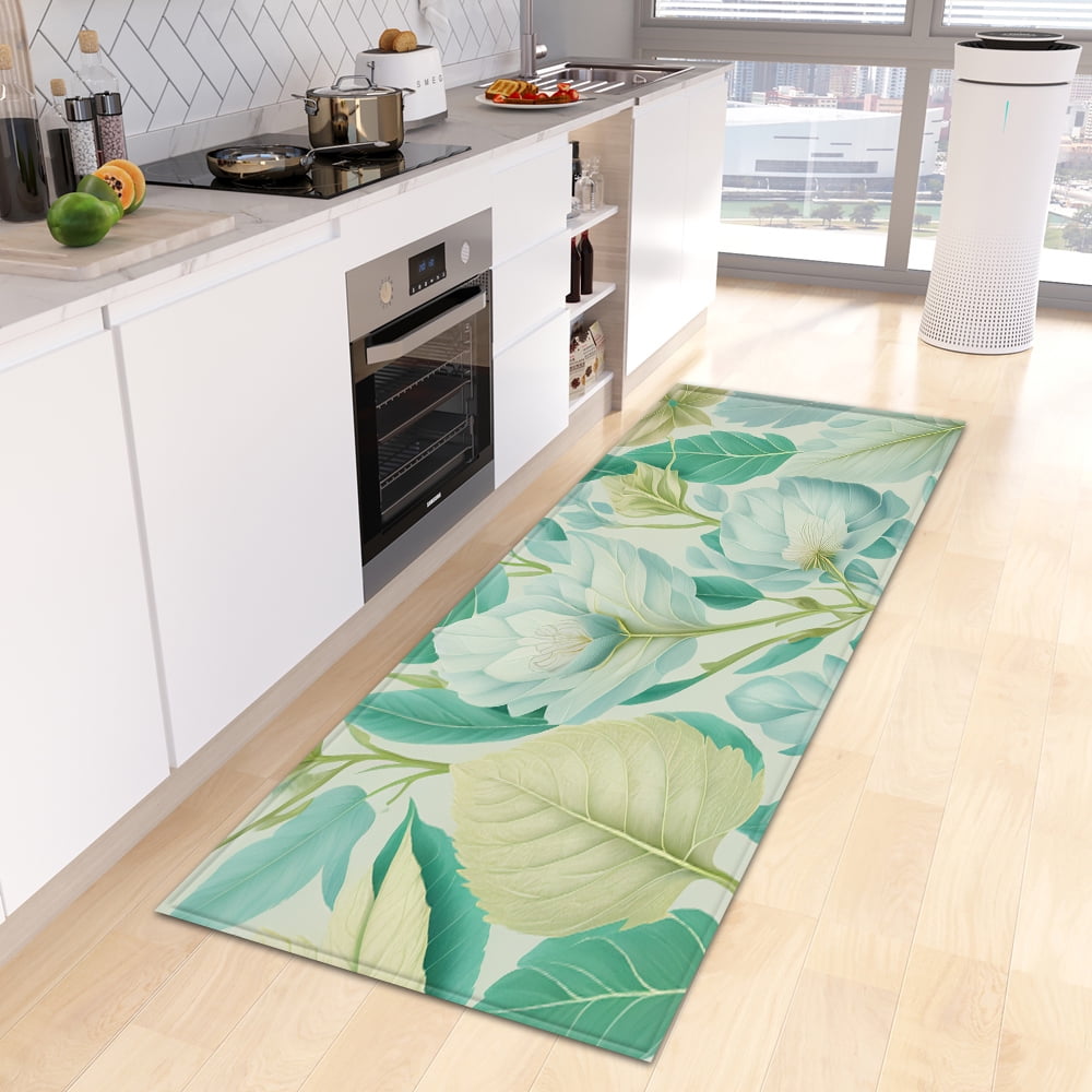 2 Pcs Kitchen Foot Mat Home House Living Room Bedroom Children Floor