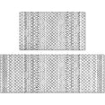 thumbnail image 1 of 2 Pcs Kitchen Rugs Set Washable Kitchen Mats for Floor, Comfort Standing Rugs and Mat, Non-Slip Washable Rug, 17'''' X 47'''' + 17\u201dx30\u201c, 1 of 6