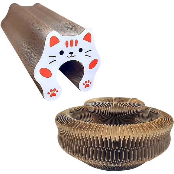 Kitty Toys Magic Organ Cat Scratching Board Toy for Indoor Cats Twisty Paws cat Toys
