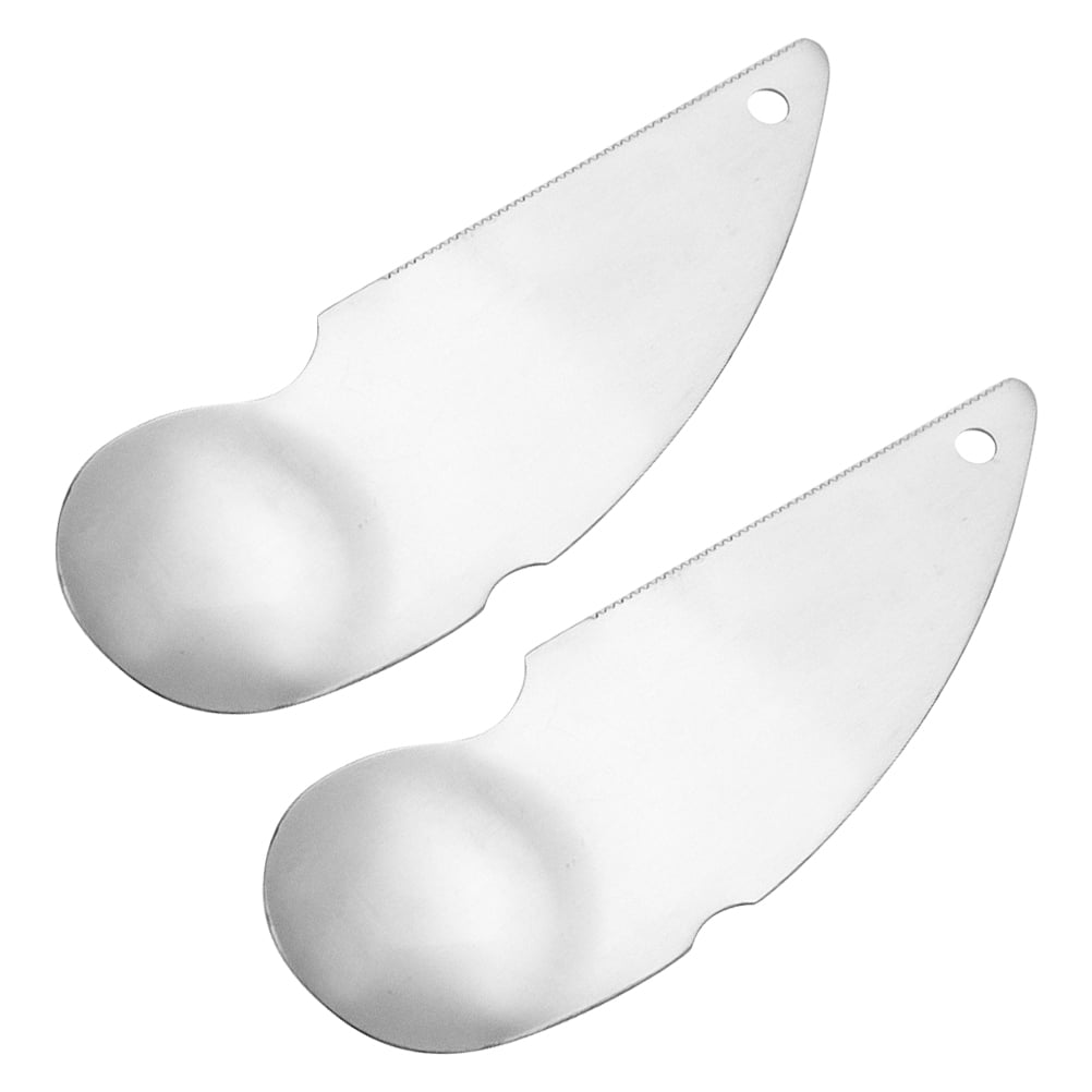 2 Pcs Kiwi Fruit Cutter Cutters Flesh Digging Tools Stainless Steel