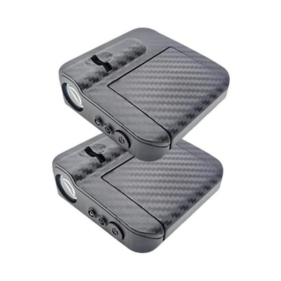 2 Pcs LED Car Door Lights Welcome Shadow Projector Easy Install PP Material Suitable for Most Vehicles