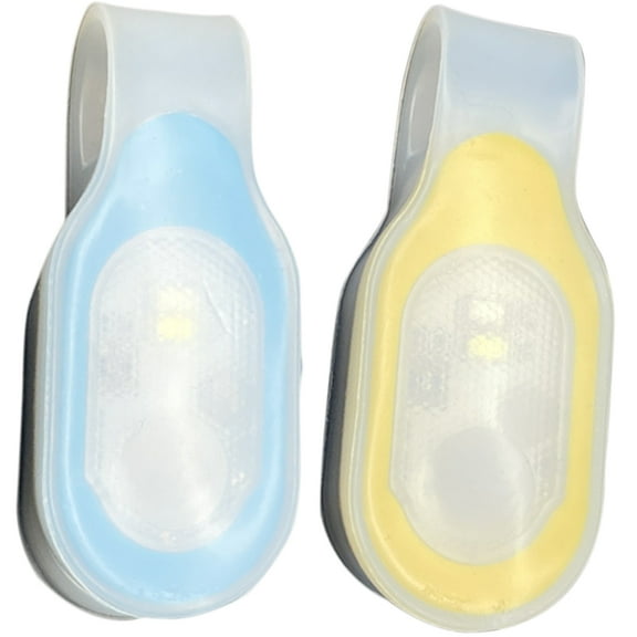 2 Pcs LED Clip on Light Outdoor Running Flashlight Lights Nursing Nurse Child